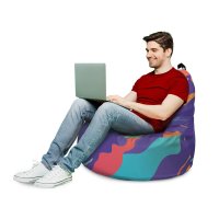Fotoliu Updeco Puf Bean Bag tip Big Chill retro lava - 3