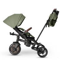 Tricicleta pentru copii Qplay Comfo Max Verde, ultrapliabila, scaun pivotant, roti eva, spatar reglabil - 2