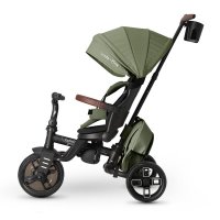 Tricicleta pentru copii Qplay Comfo Max Verde, ultrapliabila, scaun pivotant, roti eva, spatar reglabil - 12