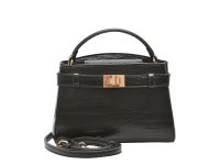 Geanta ALDO neagra, VIVIANROSE 001, din piele ecologica - 1