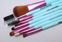 Set de 8 Pensule pentru Machiaj, Turcoaz - 2