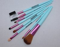 Set de 8 Pensule pentru Machiaj, Turcoaz - 5