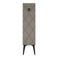 Dulap de Baie Cosmos Crem 35x145 cm - Solutie Moderna de Depozitare - 1