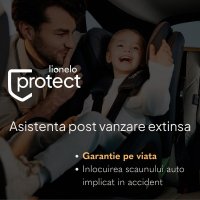 Scoica auto Lionelo Moxie Negru, i-Size, include baza rotativa 360 cu picior de fixare, 40-87 cm, tetiera reglabila, intarita cu spuma de memorie, carcasa ventilata, protectie avansata, conform R129 - 1