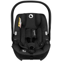 Scoica auto Lionelo Moxie Negru, i-Size, include baza rotativa 360 cu picior de fixare, 40-87 cm, tetiera reglabila, intarita cu spuma de memorie, carcasa ventilata, protectie avansata, conform R129 - 2