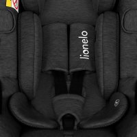 Scoica auto Lionelo Moxie Negru, i-Size, include baza rotativa 360 cu picior de fixare, 40-87 cm, tetiera reglabila, intarita cu spuma de memorie, carcasa ventilata, protectie avansata, conform R129 - 4