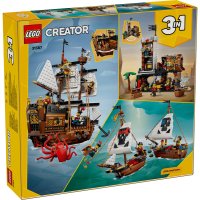 Lego Creator 3 in 1 - Corabie de pirati emblematica (31387) - 11