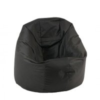 Fotoliu Relaxo Panama Black - Ideal pentru Interior si Exterior, Umplut cu Perle de Polistiren - 3