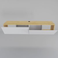 Comoda TV Poling - Alb, Sapphire - 3