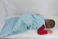 Sac de dormit copii 0.5 tog KidsDecor Ursi Polari din bumbac 85 cm - 2