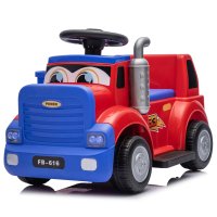Camion electric multifunctional 2 in1 Lightning 33 pentru copii 18-36 luni,  30W 6V, culoare rosie - 1