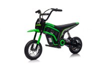 Motocicleta electrica pentru copii 5-10 ani, Kinderauto Enduro, Premium 350W, 24V, culoare verde - 1