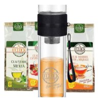 Relax Summer Kit (2 ceaiuri Rooibos, 1 ceai verde si Sticla BrewTraveler) - 1