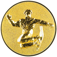 Emblema aurie pentru medalii si cupe - Snowboarding, 25mm - 1