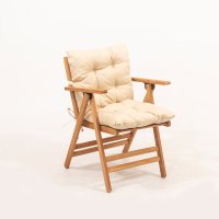 Scaun de gradina My027 Crem 46x89x43 cm - 2
