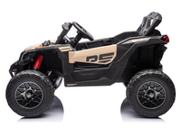 Masinuta electrica pentru copii Can Am  Marverick UTV kaki, 90w, acumulator 12V7Ah, deschidere usi, iluminare led, sistem audio bluetooth, usb, radio fm - 5