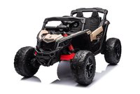 Masinuta electrica pentru copii Can Am  Marverick UTV kaki, 90w, acumulator 12V7Ah, deschidere usi, iluminare led, sistem audio bluetooth, usb, radio fm - 10