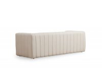 Canapea 3 locuri Sana Crem 230x80 cm - 5