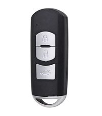 Carcasa cheie auto Techstar, pentru Mazda, cu 3 butoane, compatibila cu modelele Mazda 6 CX-5 CX-3 2014-2015, lamela - 9