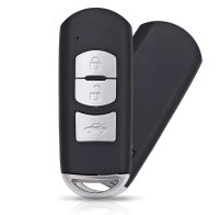 Carcasa cheie auto Techstar, pentru Mazda, cu 3 butoane, compatibila cu modelele Mazda 6 CX-5 CX-3 2014-2015, lamela - 11