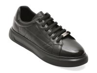 Pantofi sport EPICA negri, T8900, din piele naturala - 1
