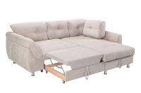 Colțar Extensibil MERLIN, cu lada depozitare, variante stânga/dreapta, 230 x 190 x 93 cm - 2