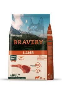 Hrana Uscata Caini, Bravery Dog, Large-Medium Adult, Miel, 12 kg - 1