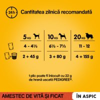 PEDIGREE Vită în Aspic pentru Câini, Hrană Umedă XS-XL, 100g - 6
