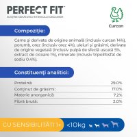 PERFECT FIT Sensitive 1+ Hrană Uscată pentru Câini cu Curcan, XS-S, 1.4kg - 3