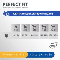 PERFECT FIT Sensitive 1+ Hrană Uscată pentru Câini cu Curcan, XS-S, 1.4kg - 4