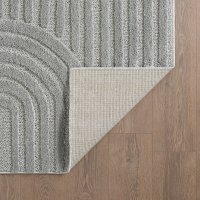 Covor rotund Art Argintiu boho 120x120 cm - 5