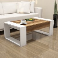 Masuta de Cafea Venüs - Walnut, Alb - 1