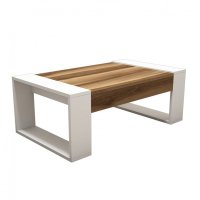 Masuta de Cafea Venüs - Walnut, Alb - 3