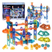 Set de Blocuri Magnetice Iluminate - 116 Piese pentru Creativitate - 1