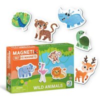 Set de Magneti cu Animale Salbatice - 1
