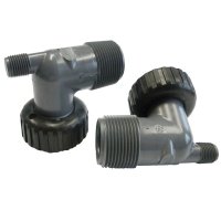 Set de conectori cot PVC Clack 1 V3007-16 pentru valve CE1 si CE125 - 1