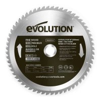 Disc pentru fierastrau circular, taiere lemn Evolution FW255TCT-60, O255x25.4 mm, 60 dinti - 1