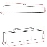 Comoda TV Line - Alb - 7