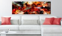 Tablou canvas Bimago Artistic Chaos, 135 x 45 cm - 2