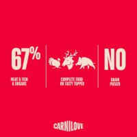 Carnilove pate umed fara cereale pentru caini, cu curcan si ren, 400 g, XS-XL - 4