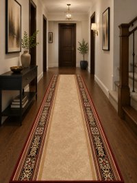 Traversa Bisericeasca Delta Lotos 518 120, Rosu, 150x400 cm - 1