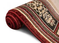 Traversa Bisericeasca Delta Lotos 518 120, Rosu, 150x400 cm - 3