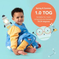 Sac de dormit cu picioruse si maneca lunga detasabila Space 70 cm + manseta 2.5 Tog - 3