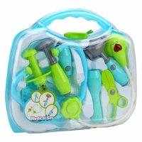 Jucarie trusa doctor, Tegole, In cutie, 8x30x27 cm , 36 luni+, Verde - 1
