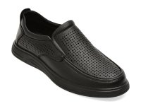 Pantofi casual barbati BITE THE BULLET 25C2115, negri, din piele naturala - 1