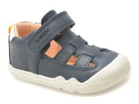 Pantofi sport GEOX B555WA bleumarin din piele naturala pentru baieti - 1