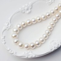 Colier cu Perle Mari - Eleganta Atent Creata - Argint 925 - 1