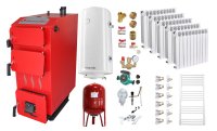 Centrala pe combustibil solid Fornello Praktik 30 kW cu accesorii complete - 1