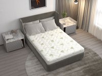 Saltea din spuma poliuretanica Somnart Confort 4Family Aloe Vera 140 x 200 x 14 cm cu husa detasabila - 3