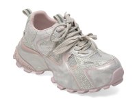 Pantofi sport GRYXX argintii 5G873 din material textil pentru femei - 1